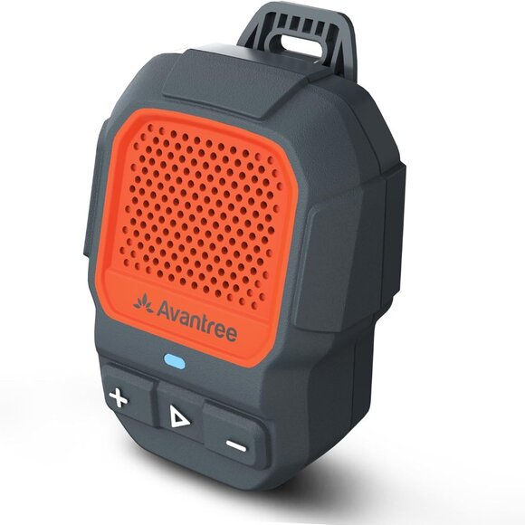 NWT🔊 Avantree HomeBuddy Clip-On Waterproof Bluetooth Speaker - Red (New) 🔊